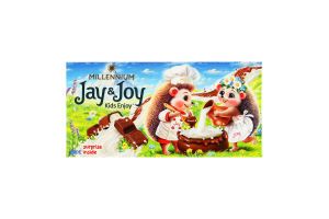 Шоколад молочный с молочной начинкой Kids enjoy Jay&Joy к/у 90г
