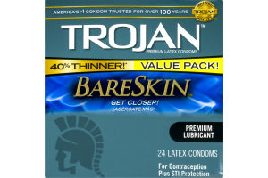 Trojan BareSkin Condoms - 24 CT