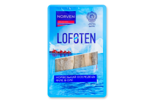Оселедець філе в олії Lofoten Norven лоток 240г