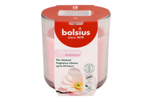 Свічка Bolsius Магнолія у склі 97/85мм