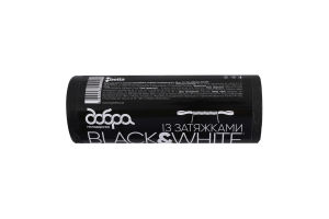 Пакеты для мусора с затяжками 45л Black&White Добра господарочка 30шт