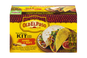 Old El Paso Taco Dinner Kit Hard & Soft - 12 CT