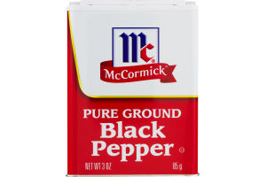 McCormick Pure Ground Black Pepper