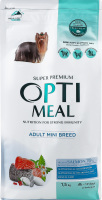 Корм д/дорослих собак мініатюрних порід з високим вмістом лосося сухий 1,5кг Оптіміл