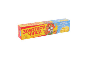Чипсы картофельные со вкусом сливочного масла с солью Золотисті к/у 50г