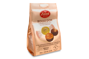 Цукерки Zaini Boule d'oro з солоною карамеллю
