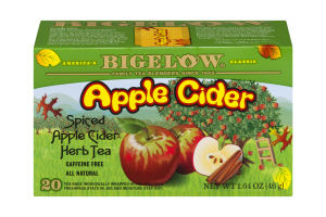 Bigelow Apple Cider Spiced Apple Cider Herb Tea - 20 CT
