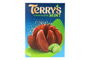 Виріб кондитерський Апельсин з молочного шоколаду з м'ятою 145г Terry's Chocolate