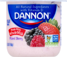 Dannon Whole Milk Yogurt Mixed Berry