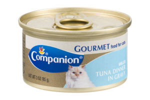 Companion Gourmet Food for Cats Grilled Tuna Dinner in Gravy 3 OZ