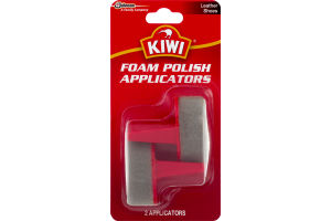 Kiwi Foam Polish Applicators Leather Shoes - 2 CT