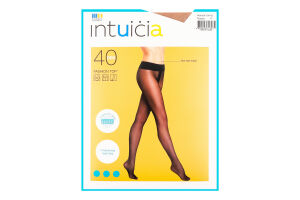 Колготки женские Intuicia Fashion Top 40den 4 visone