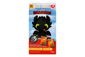 Набор Конфеты фруктовые натуральные Манго 20г + игрушка-брелок Fun Bob Snail к/у 1шт