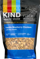 KIND Healthy Grains Granola Vanilla Blueberry Clusters With Flax Seeds