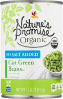 Nature's Promise Organic No Salt Added Cut Greens Beans