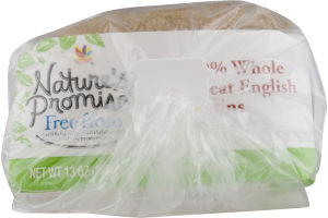 Nature's Promise English Muffin 100% Whole Wheat - 6 CT