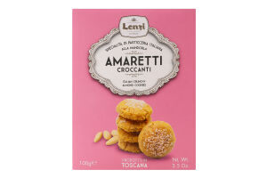 Печиво хрустке з мигдалем Amaretti Lenzi к/у 100г