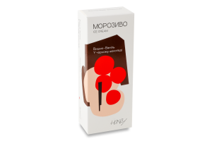 Морозиво у чорному шоколаді Вишня-ваніль Honey к/у 90г