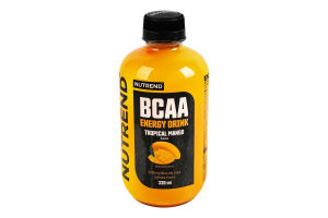 Напій безалкогольний газований ароматизований Тропічний манго BCAA Energy drink Nutrend п/пл 330мл