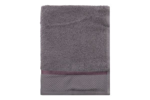 Рушник темно-сірий махровий 40*70см 360г/м2 Aisha