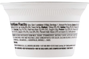 Ahold Greek Nonfat Yogurt Strawberry