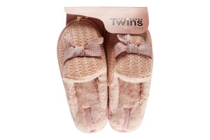 Капці-напівчешки домашні жіночі Twins №6101 36-37 рожевий