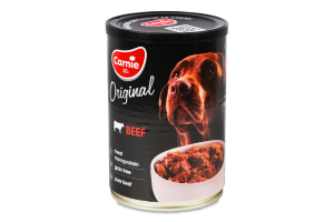 Корм д/дорослих собак Original Mono Protein з яловичиною 400г ж/б Carnie