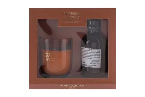 Набір аромат MBM My Home LeatherWood корич MH-1796