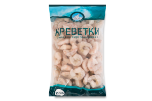 Креветки замороженные очищенные сырые 21/25 Polar Seafood м/у 1кг
