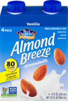 Blue Diamond Almonds Almond Breeze Almondmilk Vanilla - 4 PK