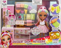 Набір ігровий Littles Кондитерська Кенді з лялькою та аксесуарами Rainbow High