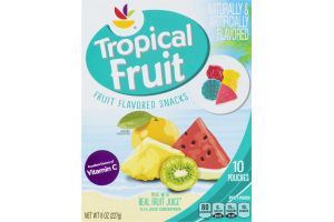Ahold Tropical Fruit Snacks - 10 CT