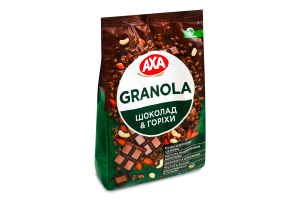 Гранола хрустка Шоколад&Горіхи Axa м/у 330г