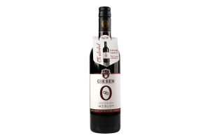 Вино Giesen Merlot red безалкогольне