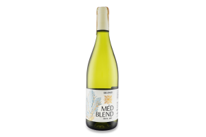 Вино 0.75л 11% белое сухое Med Blend Recanati бут