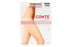 Колготки женские Conte elegant Slimfit 20den 5 bronz