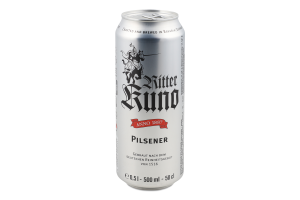 Пиво Ritter Kuno Pilsener 0,5л з/б 4,9% И255 (Німеччина)