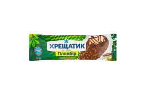 Морозиво пломбір зі смаком лісового горіха в кондитерській глазурі Київський Хрещатик м/у 75г