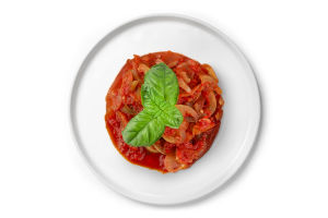 Томати зелені солоні в аджиці