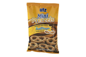 Utz Mini Pretzels with Butterfinger Candy Pieces