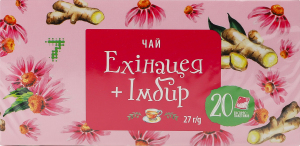 Чай 7 20 шт. Ехінацея + Імбирь