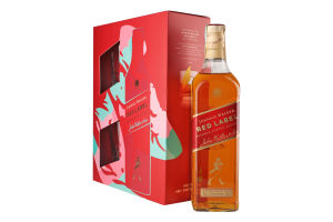 Набор Виски 0.7л 40% Red label + 2 стакана Johnnie Walker к/у 3шт