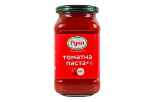 Паста томатна 25% стерилізована Руна с/б 490г