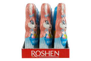 Фигура из молочного шоколада Кролик весенний Roshen м/у 100г