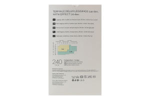 Леггинсы женские теплые с мехом имитация капрона Siela Collant collection 240den L/XL nero