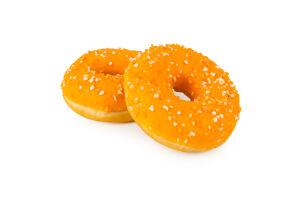Донат с абрикосовой начинкой и гранулированным сахаром Apricotty Donut Worry Be Happy 71г