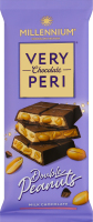 Шоколад молочний з начинкою подрібненим та цілим арахісом Very Peri Millennium м/у 105г