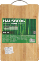 Дошка кухонна бамбук 34х24х1.8см №HB-H616 Home Hausberg 1шт