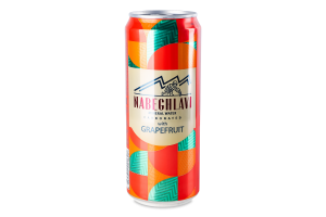 Напиток безалкогольный газированный на основе минеральной воды Grapefruit Nabeghlavi ж/б 0.33л