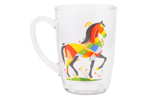 Чашка декоративна 330мл №95006223 Коні щастя Galleryglass 1шт